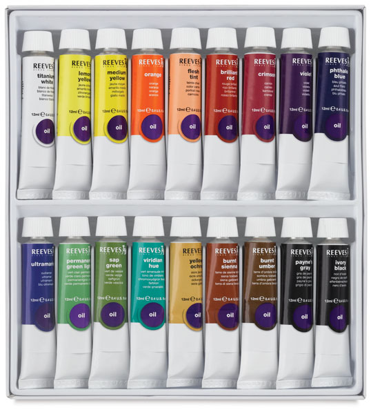Intro to Art, Set of 18 Oil Tubes