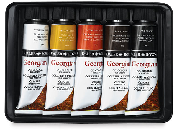 Georgian Oil Colors Earth Selection Set