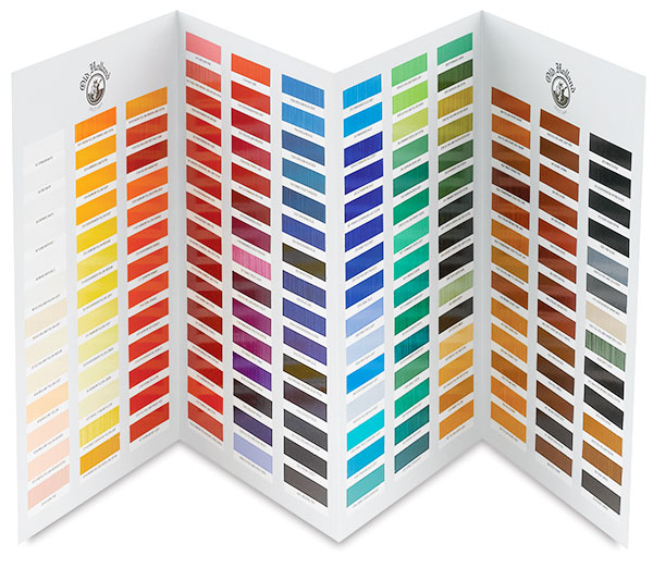 Hand-painted Color Chart