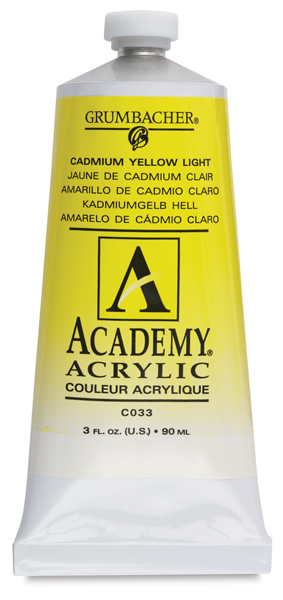 Cadmium Yellow Light Hue, 90 ml Metal Tube