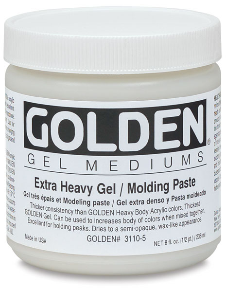 Extra Heavy Gel/Molding Paste, 8 oz
