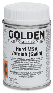 Hard MSA Varnish - Satin, 4&nbsp;oz