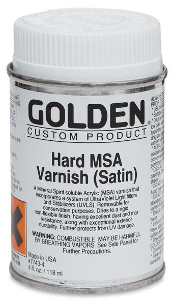 Hard MSA Varnish - Satin, 4&nbsp;oz