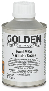 Hard MSA Varnish - Satin, 8&nbsp;oz