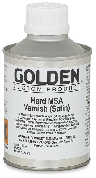 Hard MSA Varnish - Satin, 8&nbsp;oz