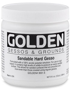 Sandable Hard Gesso, 8&nbsp;oz