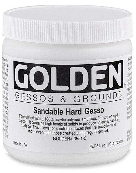Sandable Hard Gesso, 8&nbsp;oz