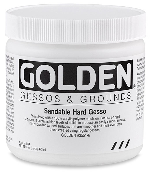 Sandable Hard Gesso, 16&nbsp;oz