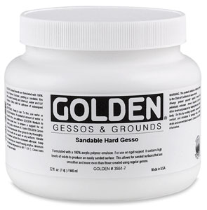Sandable Hard Gesso, 32&nbsp;oz