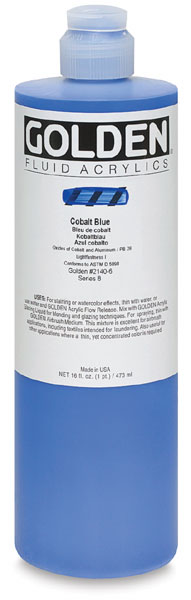 Cobalt Blue, 16 oz Bottle