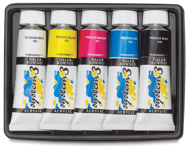Process Set of 5 Colors