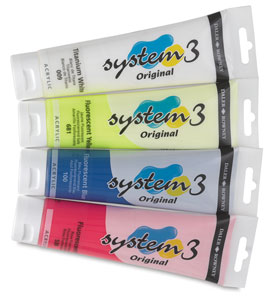 Fluorescent Set of 3 with FREE Titanium White&nbsp; NEW! 