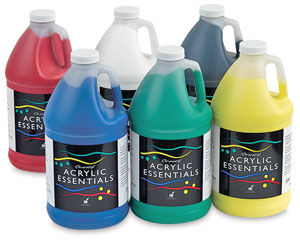 Set of 6, Primary Colors, Half Gallons