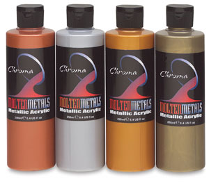 Molten Metals Acrylics, Set of 4