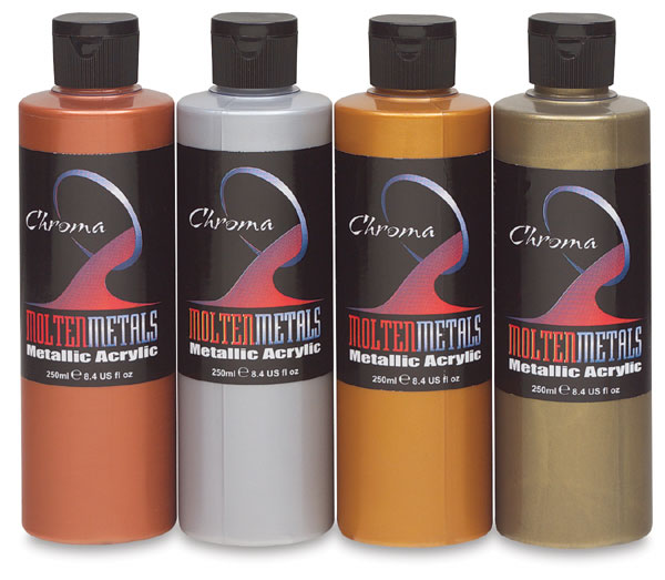 Molten Metals Acrylics, Set of 4