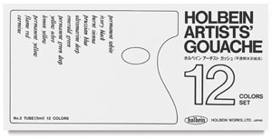 Artists' Set of 12 Colors, 5 ml Tubes