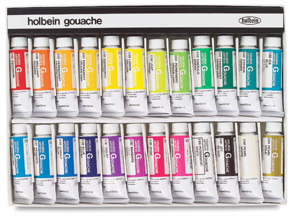 Designer Set of 24 Colors, 15 ml Tubes