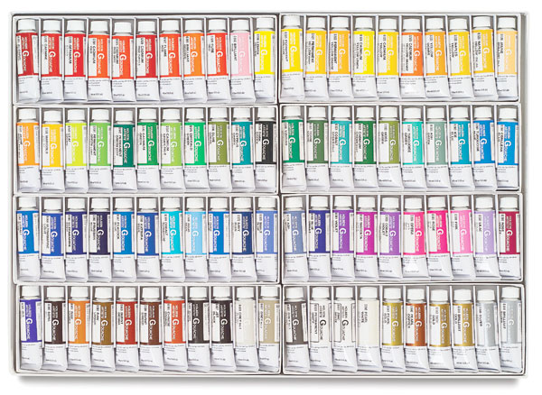 Complete Set of 84 Colors, 15 ml Tubes