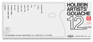 Designer Set of 12 Colors, 15 ml Tubes