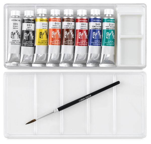 Set of 8 Colors with Brush