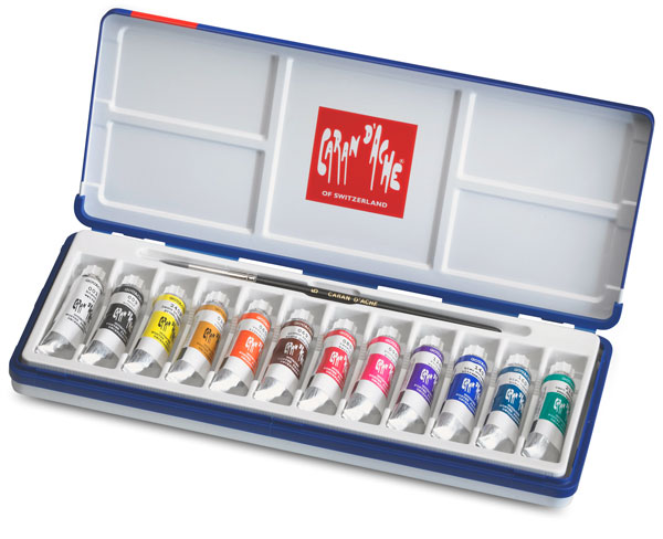 Set of 12 Colors with Brush