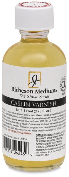 Casein Varnish, 3.75 oz