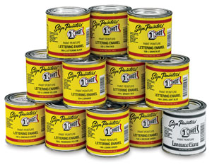 Set of 12 Enamels, &frac12; Pint Cans