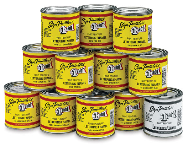 Set of 12 Enamels, &frac12; Pint Cans