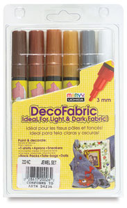 Set of 6 Metallic Colors