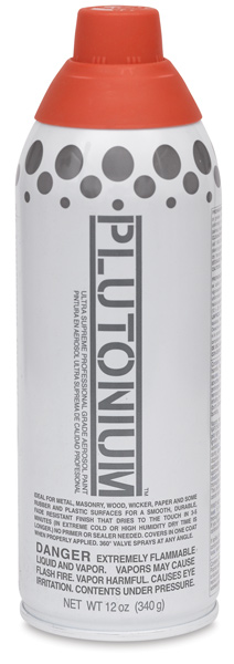 Plutonium Spray Paint, Red Alert