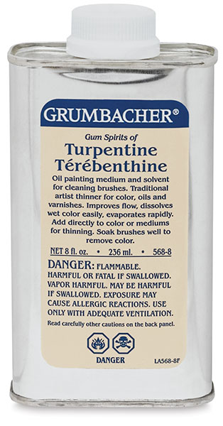 Turpentine, 8 oz Can