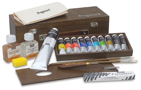 Oak Case Set of 10