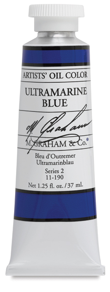FREE 37 ml tube of Ultramarine Blue w/ purchase of three 37 ml tubes of M. Graham Artstis' Oils