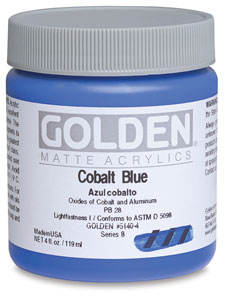 4&nbsp;oz Jar, Cobalt Blue