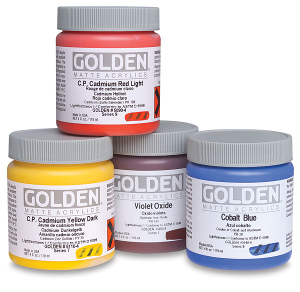 Golden Heavy Body Matte Acrylics