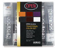 Golden Open Acrylic Sets