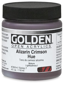 Alizarin Crimson Hue, 4 oz Jar