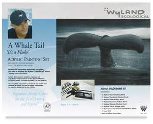 Great White Whale Tail Painting Kit