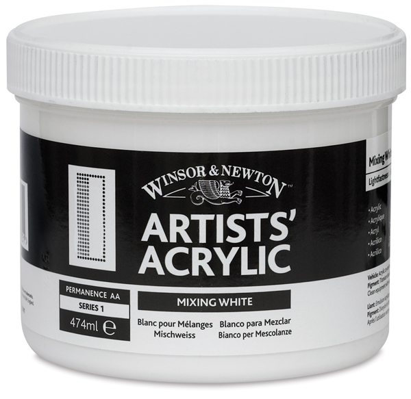 Mixing White, 474 ml Jar