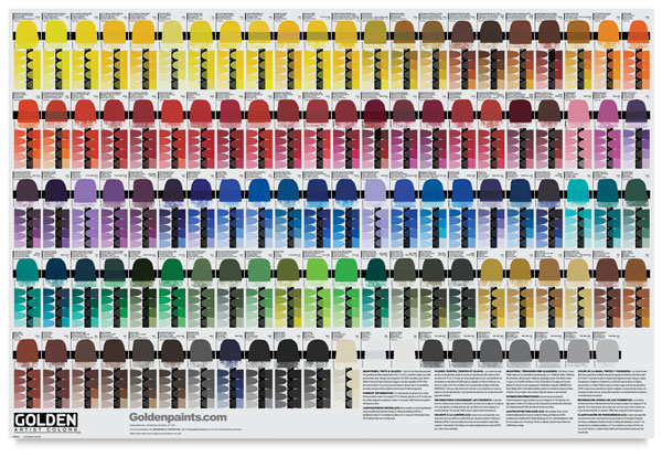 Golden Artist Colors Tint and Glaze Poster
