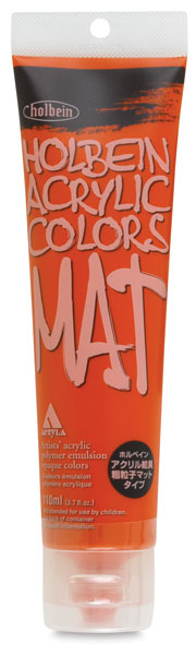 Mat Acrylic, Vermilion Hue