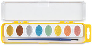 Metallic Watercolors, 8 Pan Set