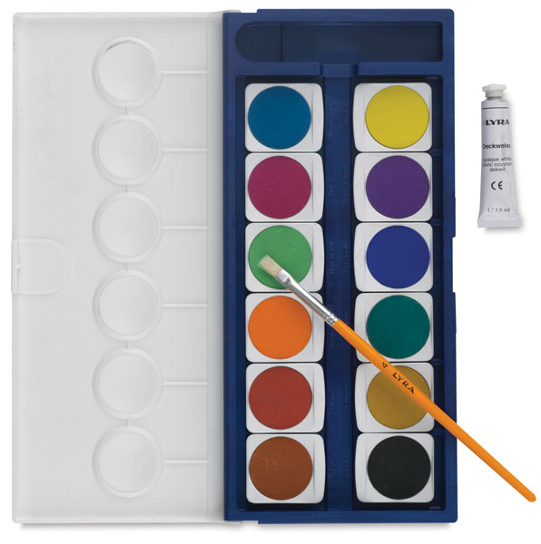 Lyra Opaque Watercolor Pan Sets BLICK art materials