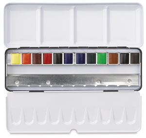 Half Pan Metal Case, Set of 12