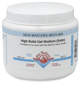 High Build Gel Medium, Satin