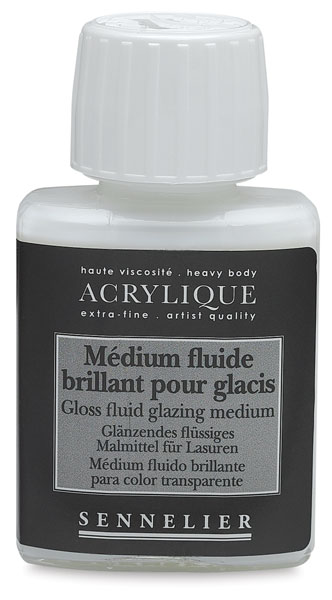 Gloss Fluid Glazing Medium, 75 ml