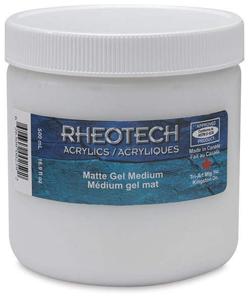 Matte Gel Medium, 500&nbsp;ml Jar