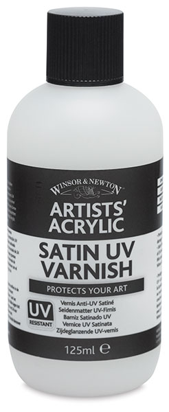 Satin UV Varnish, 125 ml Bottle