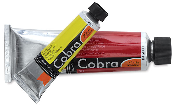 Cobra Water Mixable Oil Colors, 40 ml and 150 ml Tubes