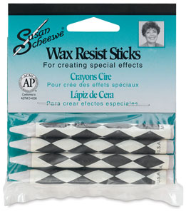 Wax Resist Sticks, Pkg of 4